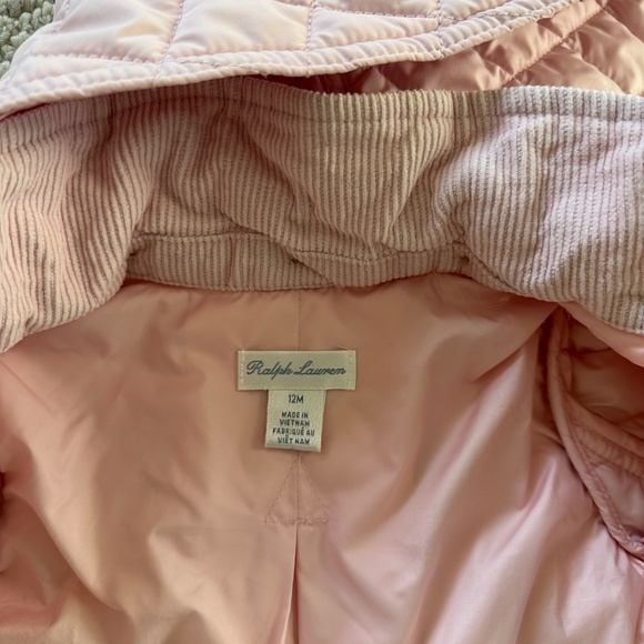 Pink Quilted Baby Barn Jacket - Ralph Lauren - Picture 3 of 5